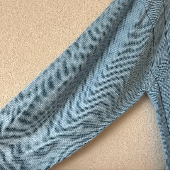 Deadtock Vintage Southpole 90's Y2K Hiphop Quarter Zip Ribbed Sweater  SZ Large - Picture 6 of 14